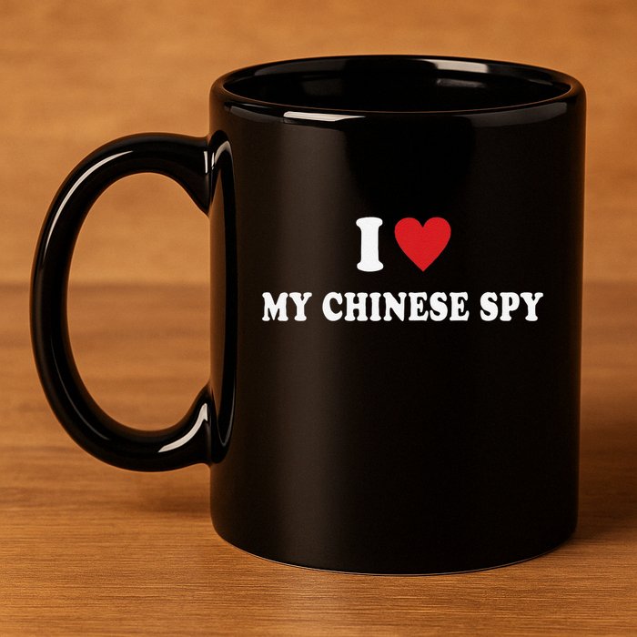 I Love My Chinese Spy I Heart My Chinese Spy 11oz C Handle Ceramic Mug