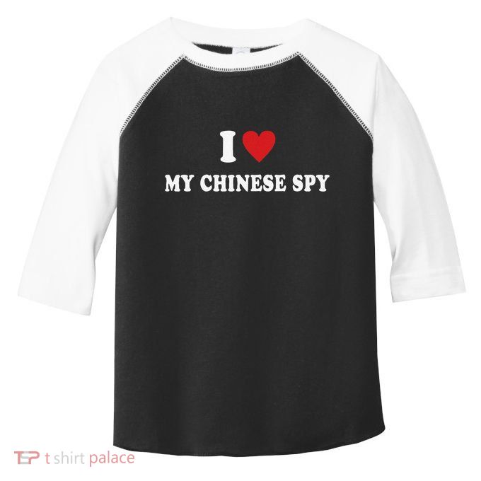I Love My Chinese Spy I Heart My Chinese Spy Toddler Fine Jersey T-Shirt
