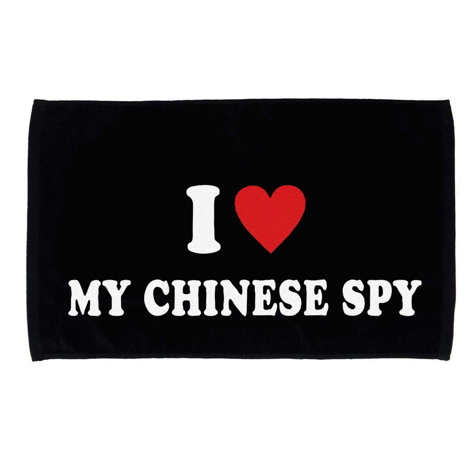I Love My Chinese Spy I Heart My Chinese Spy Microfiber Hand Towel