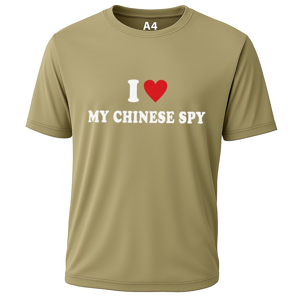 I Love My Chinese Spy I Heart My Chinese Spy Cooling Performance Crew T-Shirt