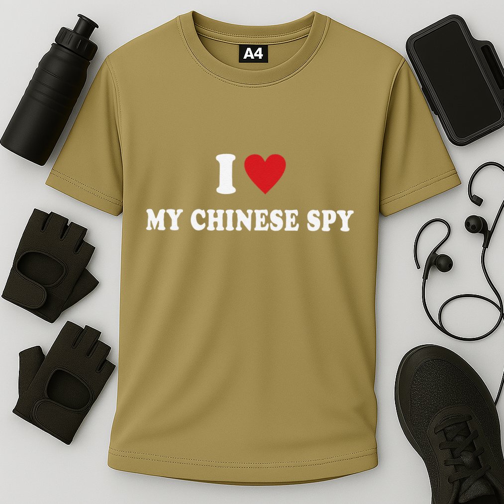 I Love My Chinese Spy I Heart My Chinese Spy Cooling Performance Crew T-Shirt