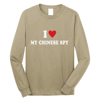 I Love My Chinese Spy I Heart My Chinese Spy Long Sleeve Shirt