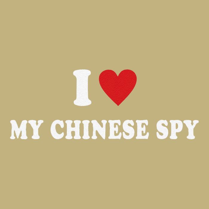 I Love My Chinese Spy I Heart My Chinese Spy Button