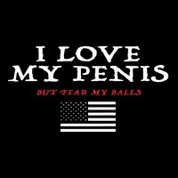 I Love My Penis But Fear My Balls Cooling Performance Crew T-Shirt