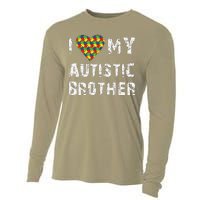 I Love My Autistic Brother Autism Awareness Day Cooling Performance Long Sleeve Crew