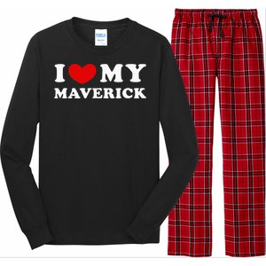 I Love My Maverick Long Sleeve Pajama Set