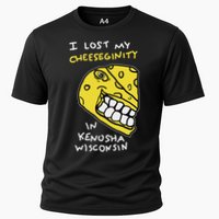 I Lost My Cheeseginity In Kenosha Wisconsin, Meme Funny Cooling Performance Crew T-Shirt