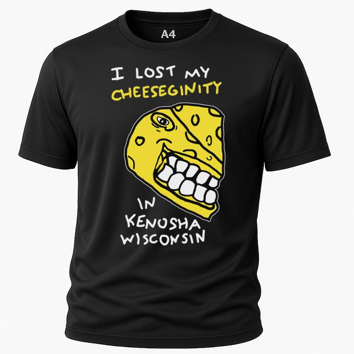 I Lost My Cheeseginity In Kenosha Wisconsin, Meme Funny Cooling Performance Crew T-Shirt