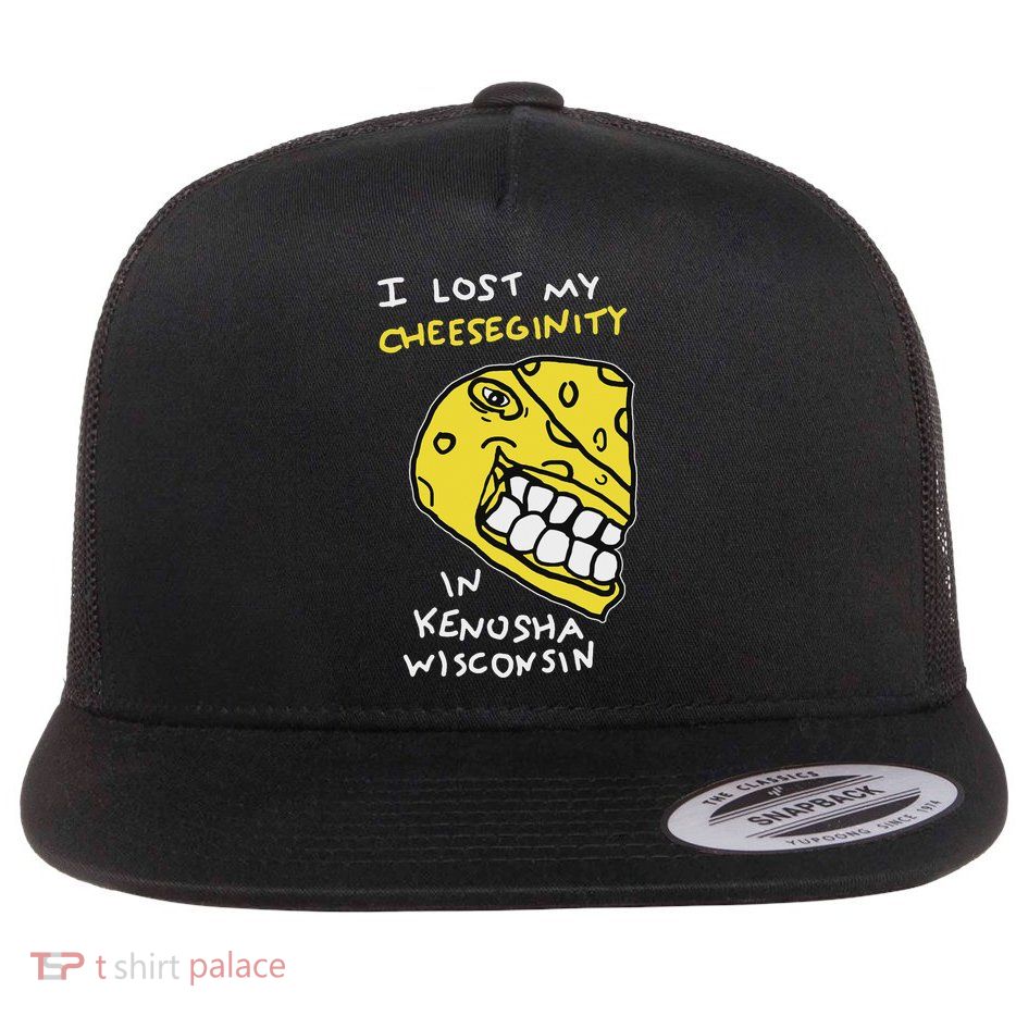 I Lost My Cheeseginity In Kenosha Wisconsin, Meme Funny Flatbill Hat