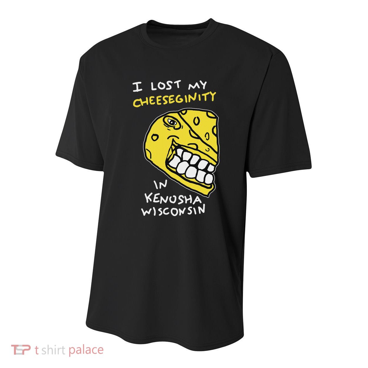 I Lost My Cheeseginity In Kenosha Wisconsin, Meme Funny Youth Performance Sprint T-Shirt