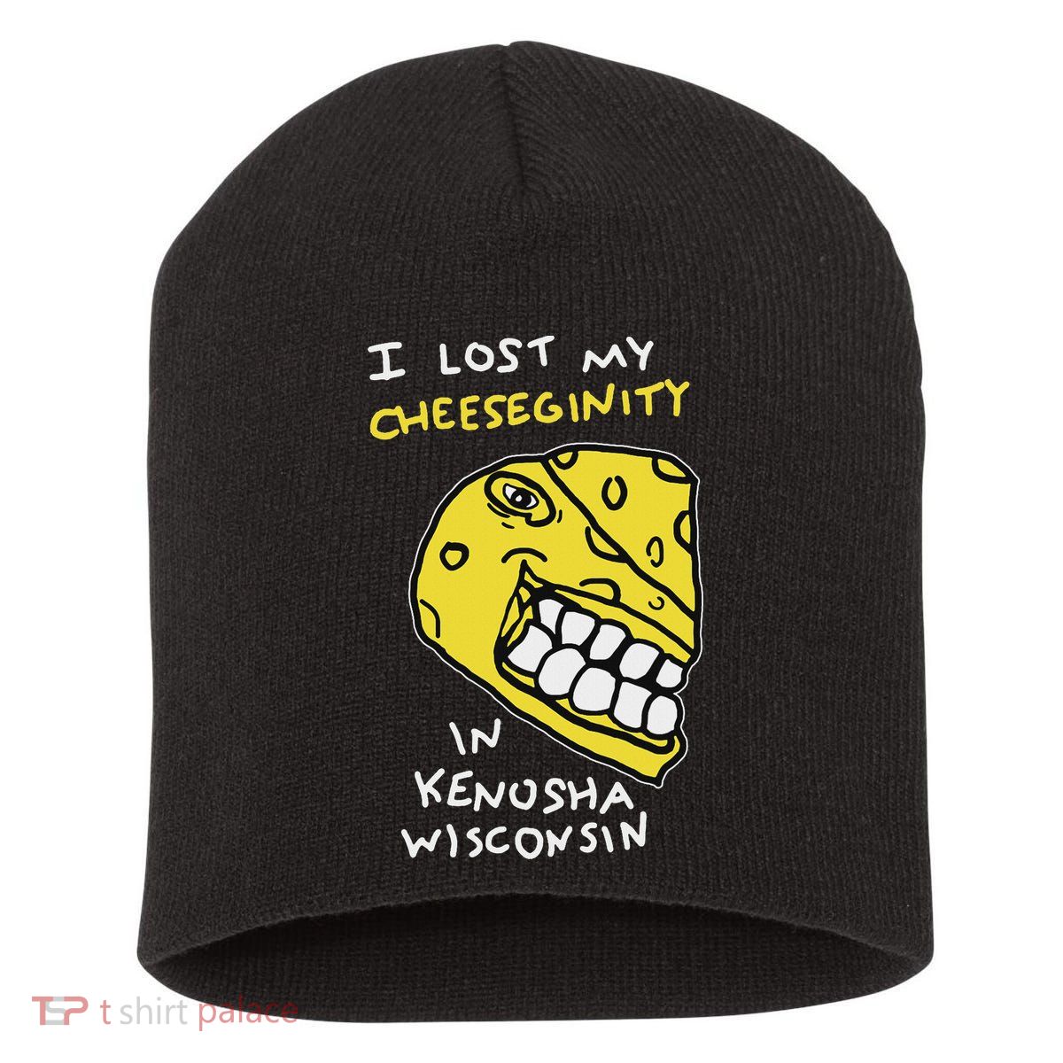 I Lost My Cheeseginity In Kenosha Wisconsin, Meme Funny Short Acrylic Beanie