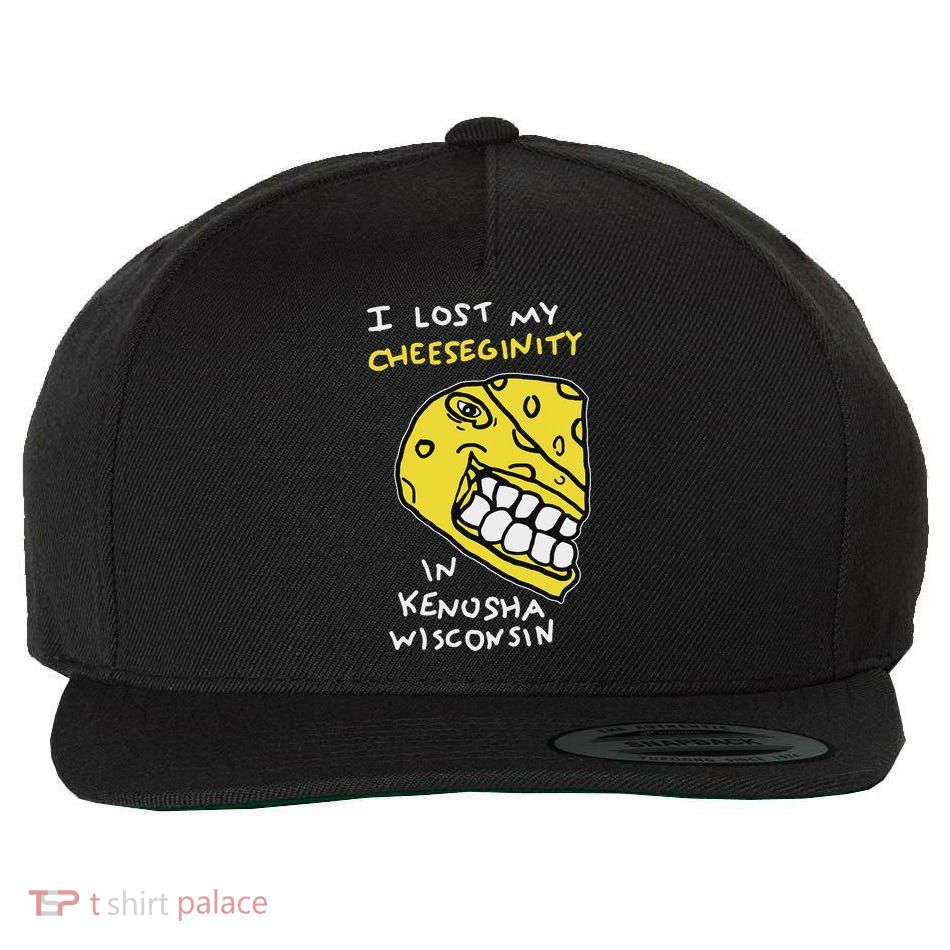 I Lost My Cheeseginity In Kenosha Wisconsin, Meme Funny Wool Snapback Cap