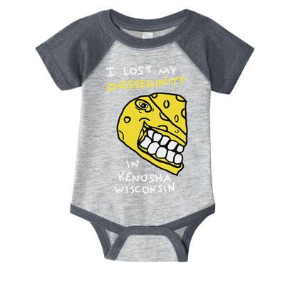 I Lost My Cheeseginity In Kenosha Wisconsin, Meme Funny Infant Baby Jersey Bodysuit