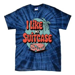 I Like My Sootcase Suitcase Funny Travel Bag Humor Meme Tie-Dye T-Shirt