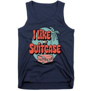 I Like My Sootcase Suitcase Funny Travel Bag Humor Meme Tank Top