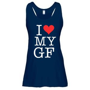 I LOVE My GF. VALENTINES DAY Ladies Essential Flowy Tank