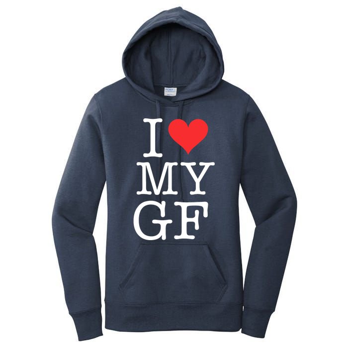 I LOVE My GF. VALENTINES DAY Women's Pullover Hoodie