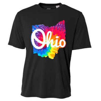 I Love My Ohio Home Script Cooling Performance Crew T-Shirt