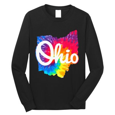 I Love My Ohio Home Script Long Sleeve Shirt