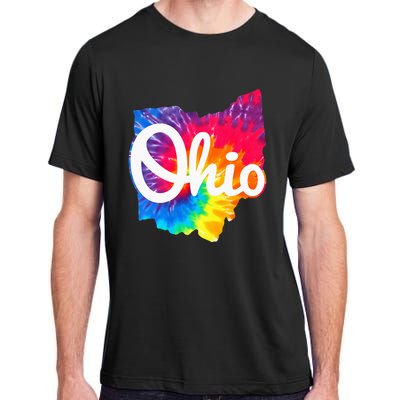 I Love My Ohio Home Script Adult ChromaSoft Performance T-Shirt