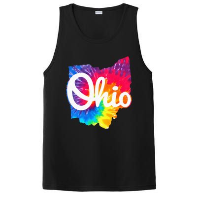 I Love My Ohio Home Script PosiCharge Competitor Tank