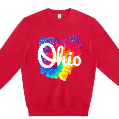 I Love My Ohio Home Script Premium Crewneck Sweatshirt