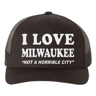 I Love Milwaukee Wisconsin Pride Design Yupoong Adult 5-Panel Trucker Hat