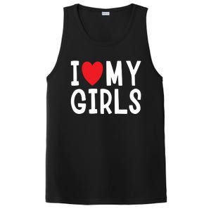 I Love My Family Celebration Cute Gift PosiCharge Competitor Tank