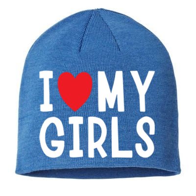 I Love My Family Celebration Cute Gift Sustainable Beanie