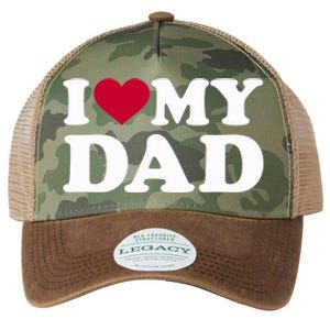 I Love My Dad Gift Legacy Tie Dye Trucker Hat