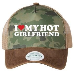 I Love My Hot Girlfriend I Heart My Hot Girlfriend Gf Legacy Tie Dye Trucker Hat