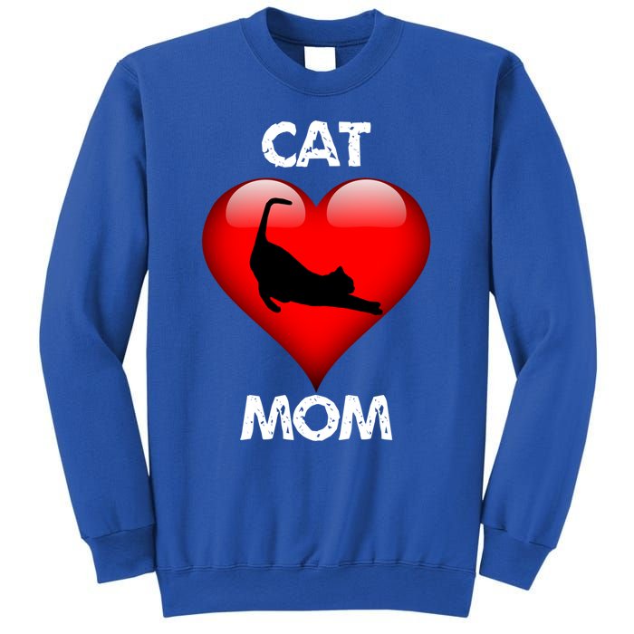 I Love My Cat Cat Mom Funny Gift Sweatshirt