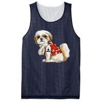 I Love Mom Tattoo Shih Tzu Mom Funny MotherS Day Gift Mesh Reversible Basketball Jersey Tank