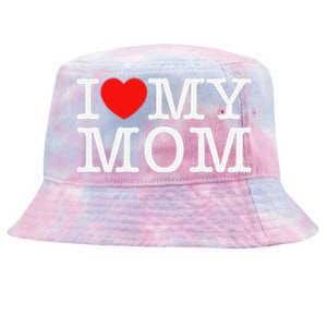 I Love My Mom Tie-Dyed Bucket Hat