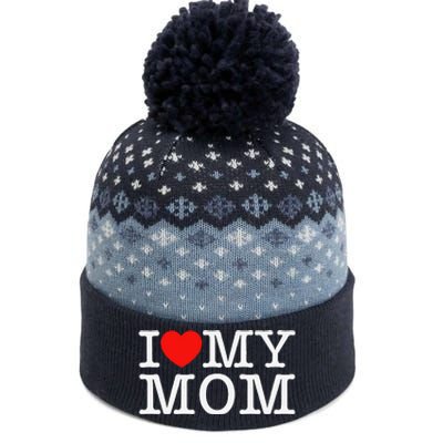 I Love My Mom The Baniff Cuffed Pom Beanie