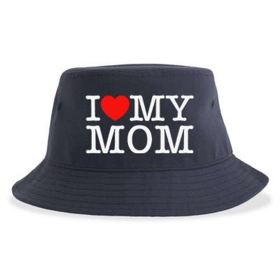 I Love My Mom Sustainable Bucket Hat