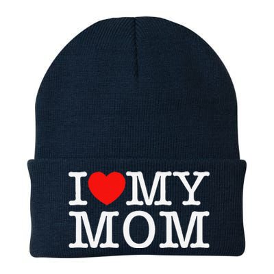 I Love My Mom Knit Cap Winter Beanie