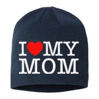 I Love My Mom Sustainable Beanie