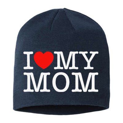 I Love My Mom Sustainable Beanie