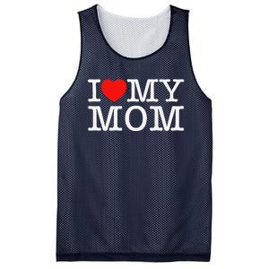 I Love My Mom Mesh Reversible Basketball Jersey Tank