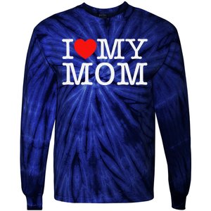 I Love My Mom Tie-Dye Long Sleeve Shirt