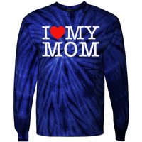 I Love My Mom Tie-Dye Long Sleeve Shirt