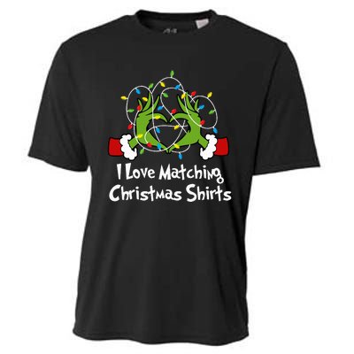 I Love Matching Christmas S But I DonT Lights Couples Cooling Performance Crew T-Shirt