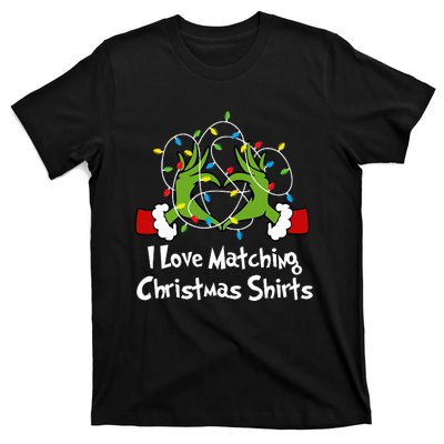 I Love Matching Christmas S But I DonT Lights Couples T-Shirt