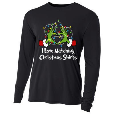 I Love Matching Christmas S But I DonT Lights Couples Cooling Performance Long Sleeve Crew