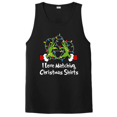 I Love Matching Christmas S But I DonT Lights Couples PosiCharge Competitor Tank