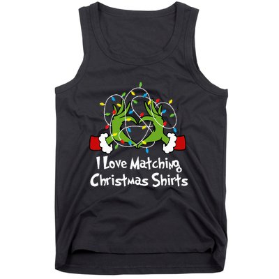 I Love Matching Christmas S But I DonT Lights Couples Tank Top