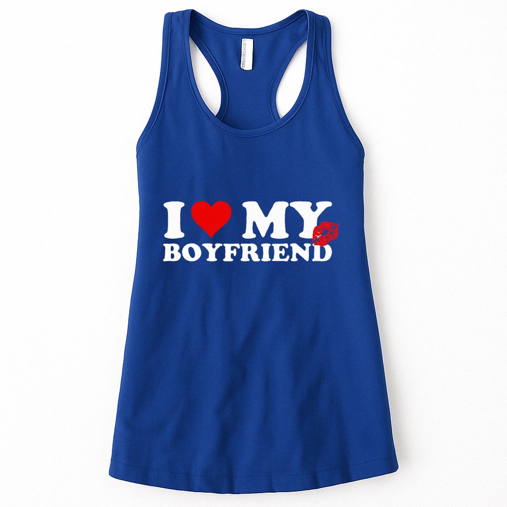 I Love My Boyfriend Sweatpants On Butt Love My Sweatpants Womens Tank Top