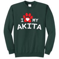 I Love My Akita Akita Dog Sweatshirt