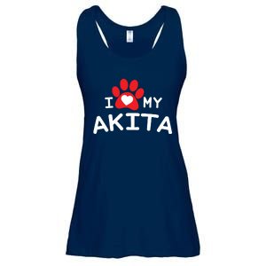 I Love My Akita Akita Dog Ladies Essential Flowy Tank